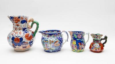 A Mason's Ironstone jug printed