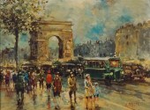 A. MASSET, PARISIAN STREET SCE