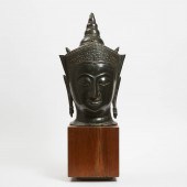 A Massive Ayutthaya Bronze Hea