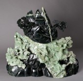 A Massive Chinese Jade Sculptu