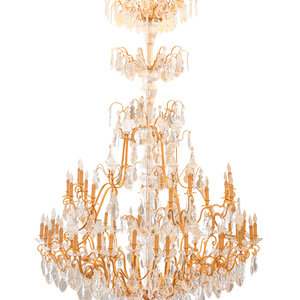 A Massive Gilt Bronze and
