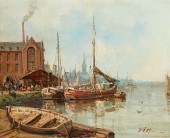 A MASSON, ANVERS FROM THE RIVE