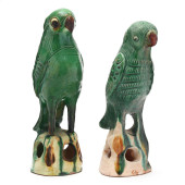 A MATCHED PAIR OF CHINESE GREE