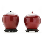 A MATCHED PAIR OF CHINESE SANG