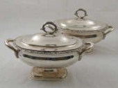 A matched pair of Georgian sil