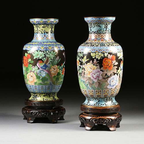 A MATCHED PAIR OF LARGE CHINESE