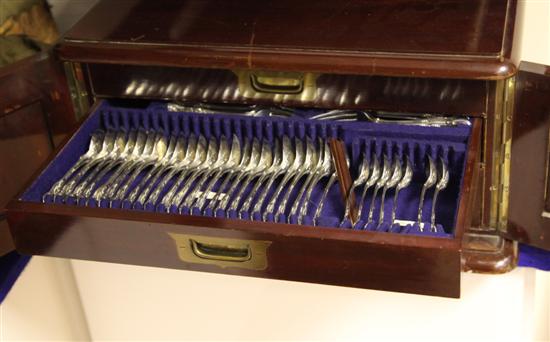 A matched part canteen of George IV