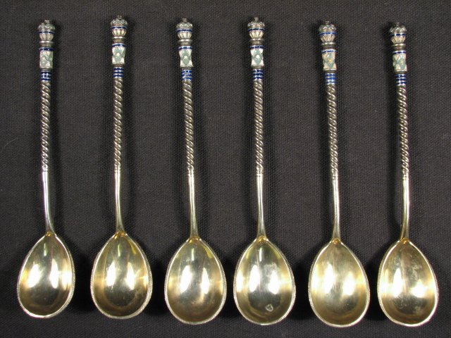 A matched set of six Russian