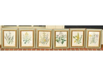 A matched set of six antique