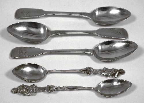 A matched set of six George III and