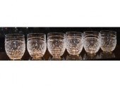 A matched set of six signed Wa