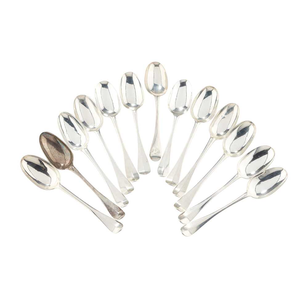 A MATCHED SET OF TEN GEORGIAN