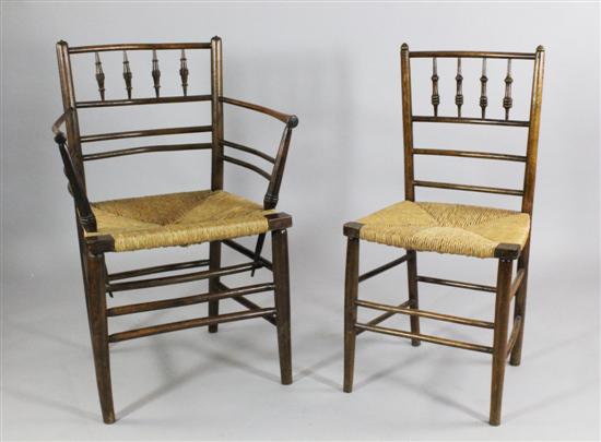 A matched set of twelve late 19th