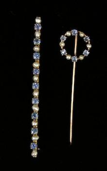 A Matching Set of a Stick Pin and a