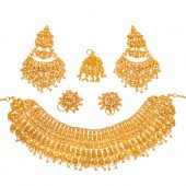 A MATCHING SUITE OF 22K YELLOW