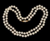 A Matinee Length Pearl Necklac