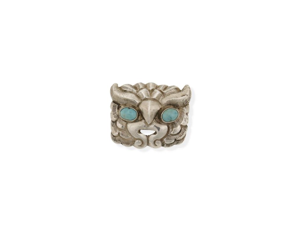 A MATL OWL BROOCHA Matl owl brooch,