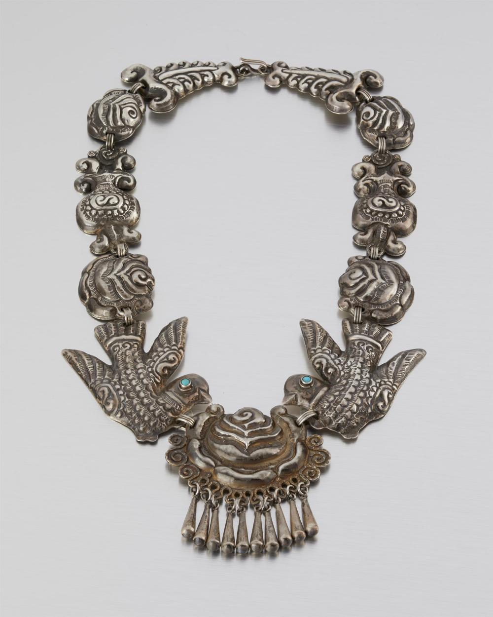 A MATL SILVER AND TURQUOISE