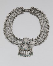 A MATL SILVER AND TURQUOISE NE