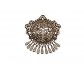 A MATL SILVER REPOUSSé BROOCH/