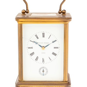 A Matthew Norman Carriage Clock