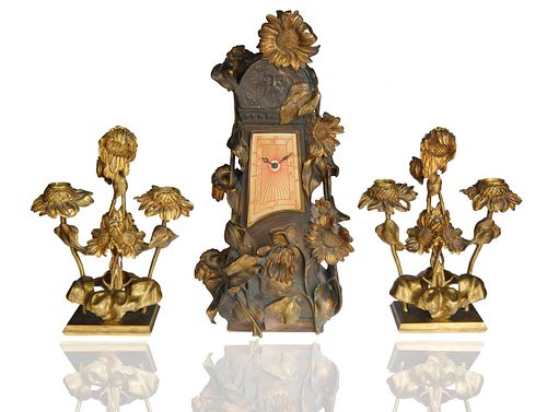 A MAURICE MAIGNAN BRONZE DORE
