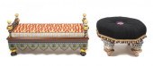A McKenzie & Childs Mahogany W