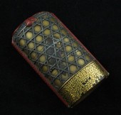 A Meiji period five-case lacqu
