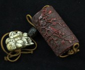 A Meiji period four-case carve