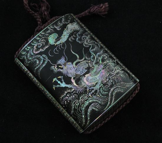 A Meiji period four-case somada