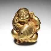 A MEIJI PERIOD HIGH KARAT GOLD