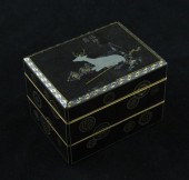 A Meiji period somada lacquer