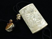 A Meiji period three-case ivor