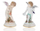 A MEISSEN 'CUPID' PORCELAIN FI