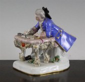 A Meissen figure of a gentlema