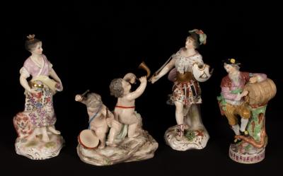 A Meissen figure of a winemaker,