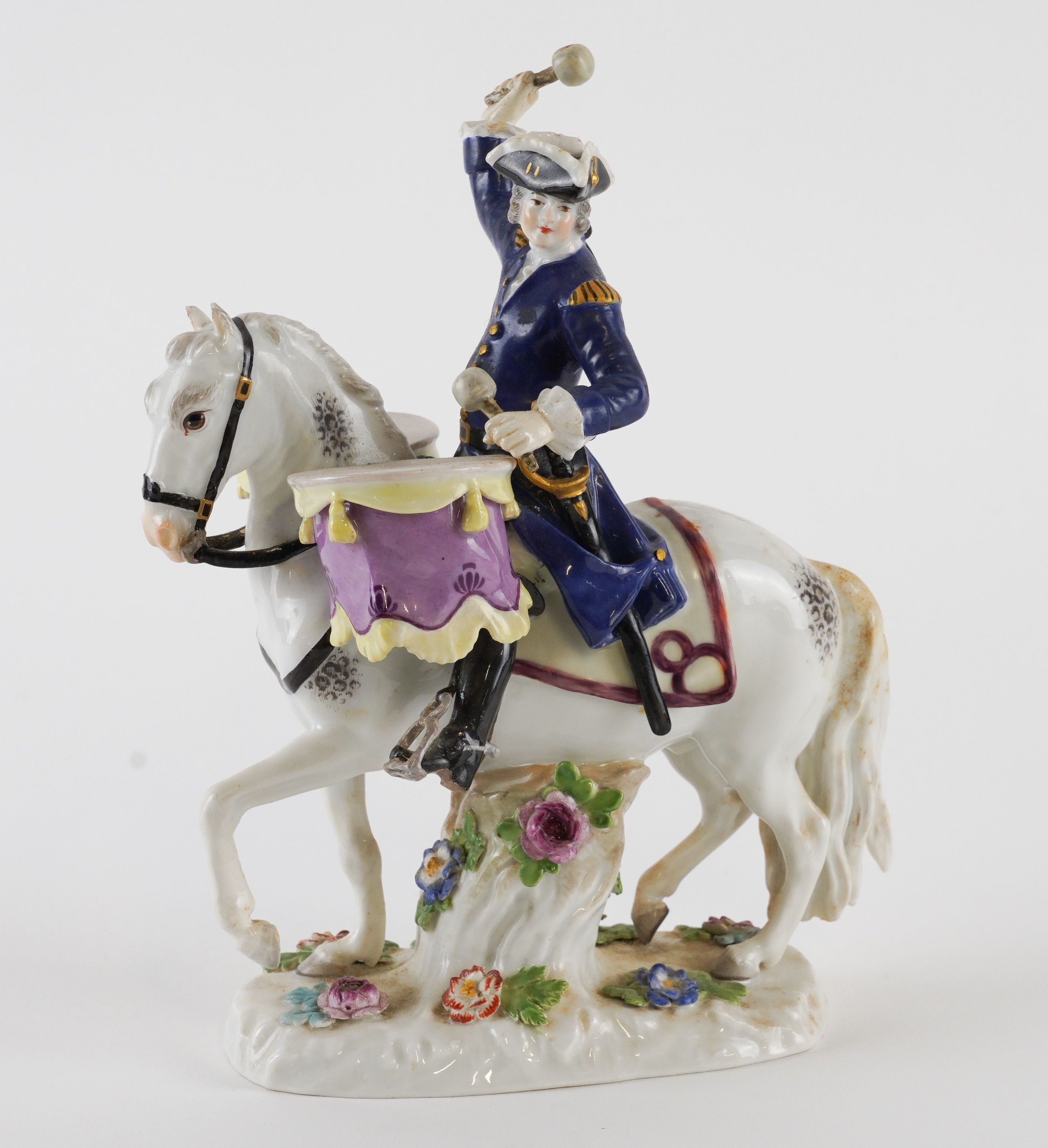 A MEISSEN FIGURE OF A SOLDIER