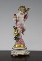 A Meissen figure of Day late 1