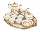 A MEISSEN GILT DECORATED PORCE