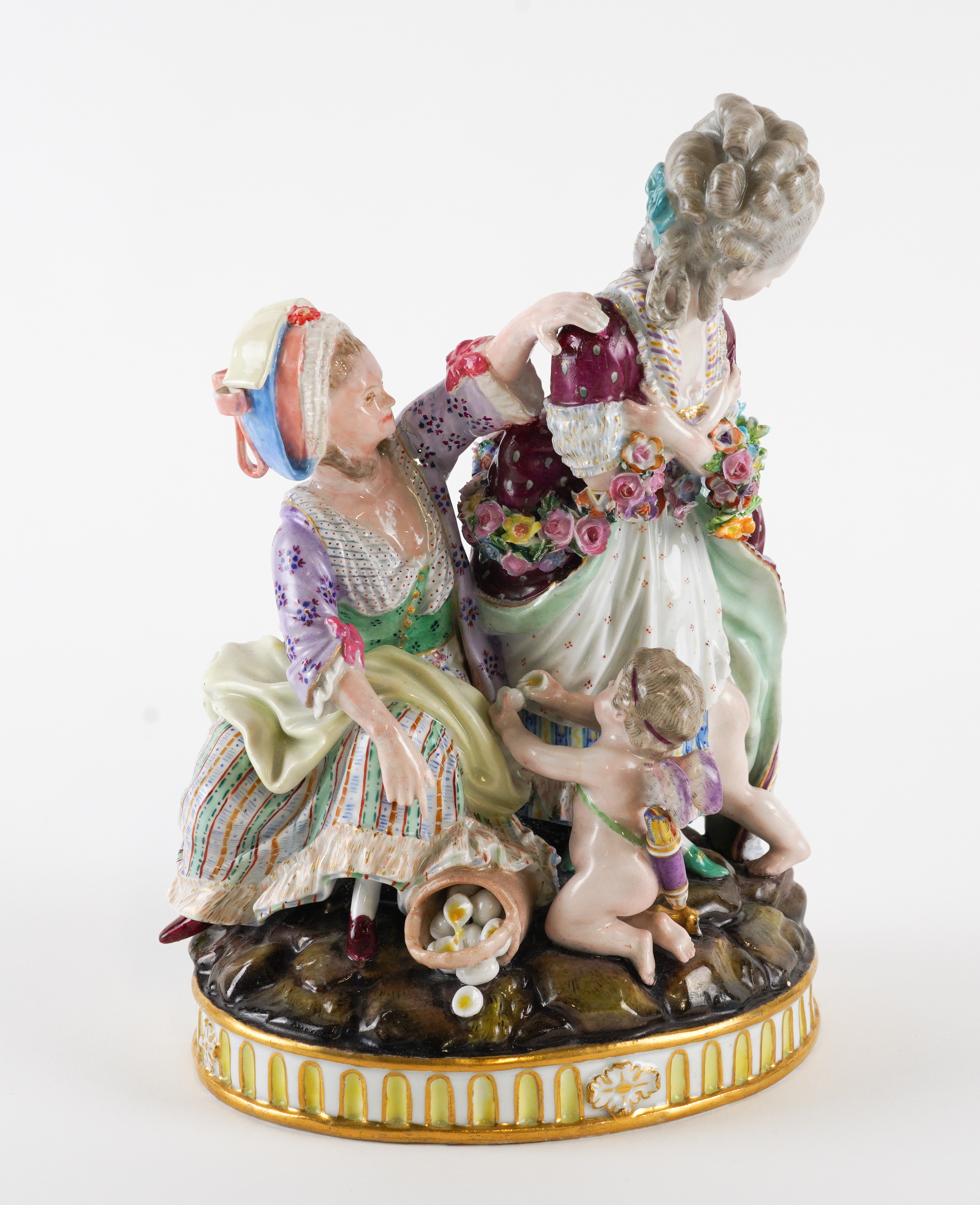 A MEISSEN GROUP OF `THE BROKEN