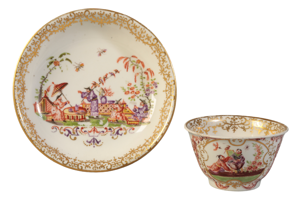 A MEISSEN HAUSMALEREI CHINOISERIE