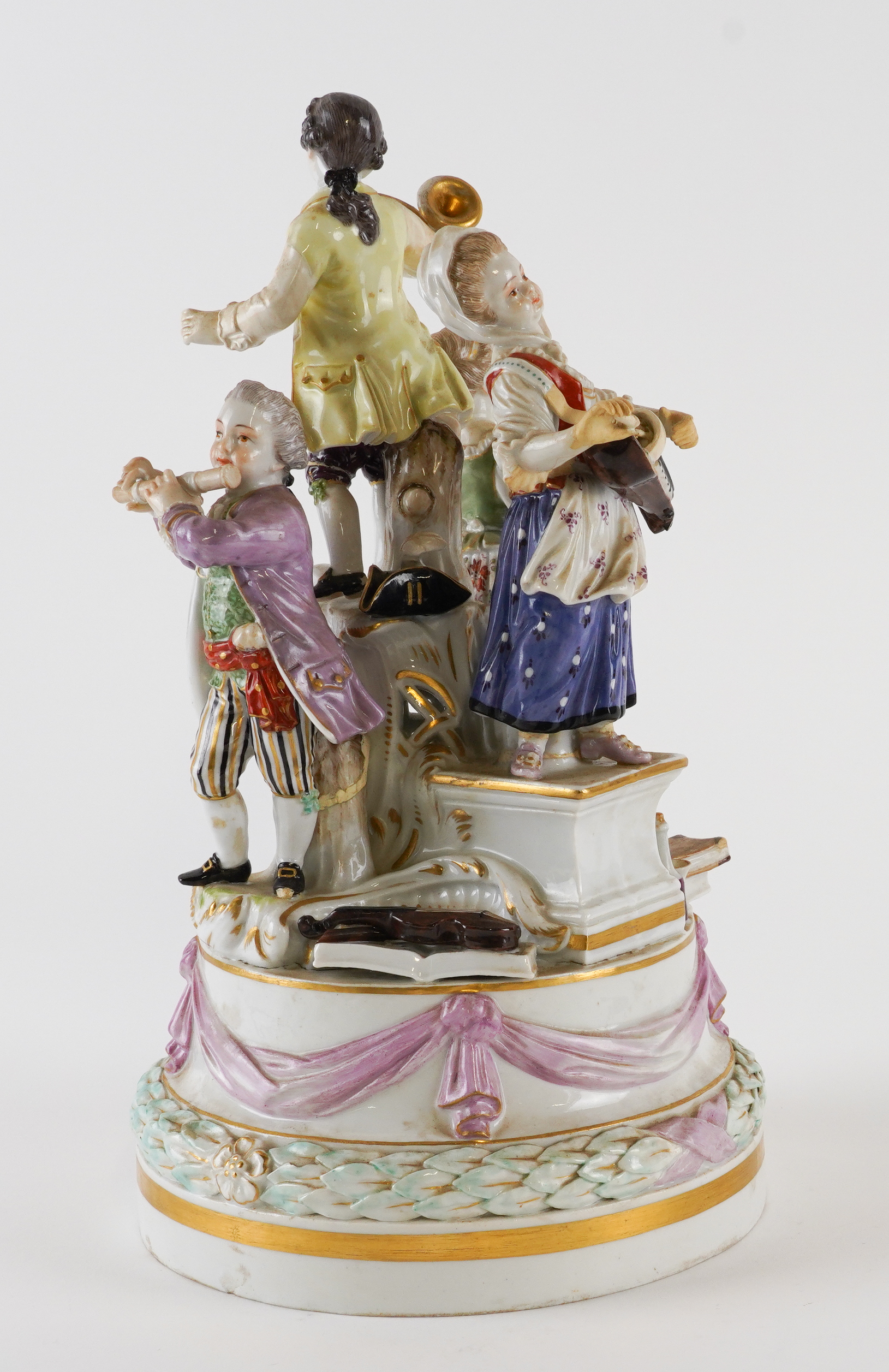 A MEISSEN MUSICIANS GROUP Circa