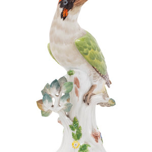 A Meissen Porcelain Bird Figure