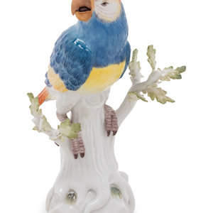 A Meissen Porcelain Bird Figure