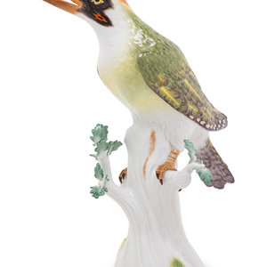 A Meissen Porcelain Bird Figure