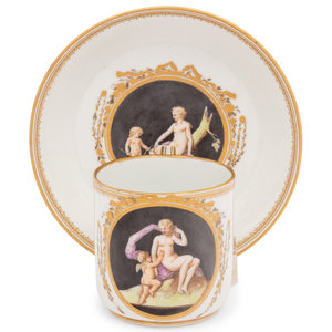 A Meissen Porcelain Coffee Cup