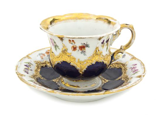 A Meissen Porcelain Cup and