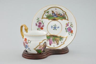 A Meissen Porcelain Cup and