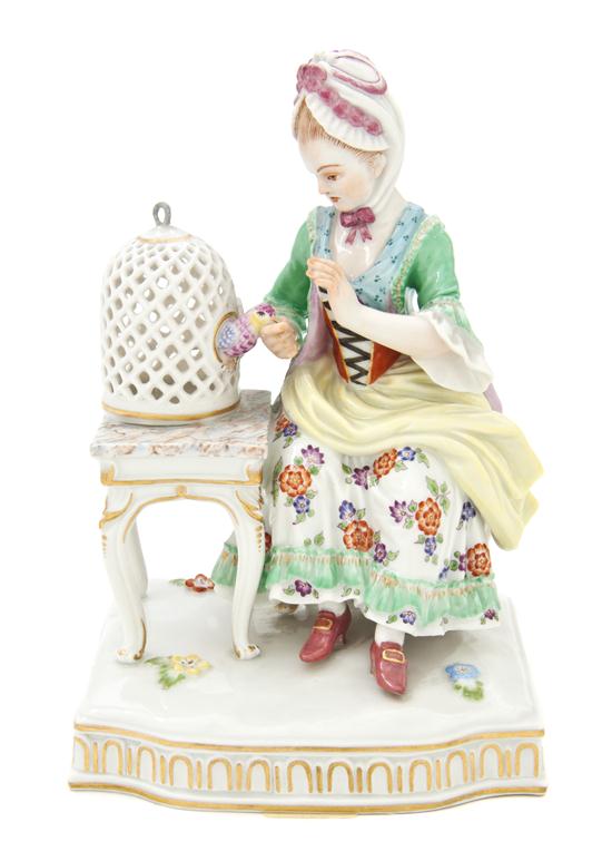 A Meissen Porcelain Figural Group