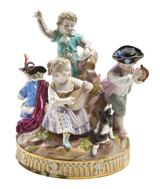 *A Meissen Porcelain Figural